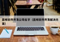 昆明软件开发公司名字（昆明软件开发解决方案）