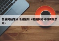 娄底网站建设详细策划（娄底网络科技有限公司）