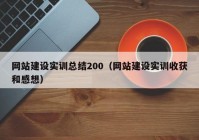 网站建设实训总结200（网站建设实训收获和感想）