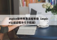 aspice软件开发流程等级（aspice认证过程分几个阶段）